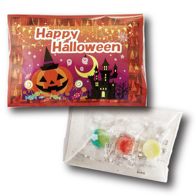 【代引不可】　ハロウィンキャンディ　３個入　【ご注文単位200個】