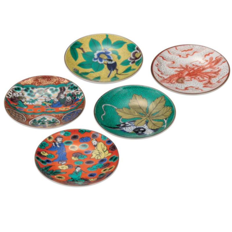 楽天市場】【送料無料】九谷焼 飾皿 9.5号 人間国宝 吉田美統作 釉裏