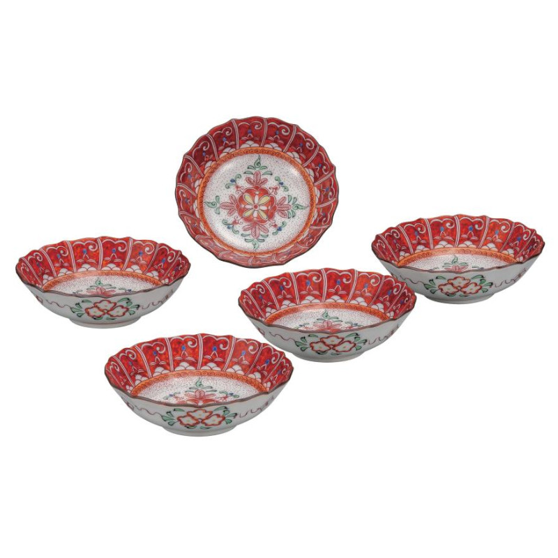 【代引不可】　　【九谷焼】　３．８号小鉢揃・飯田屋　　　K9-251｜インターランド店