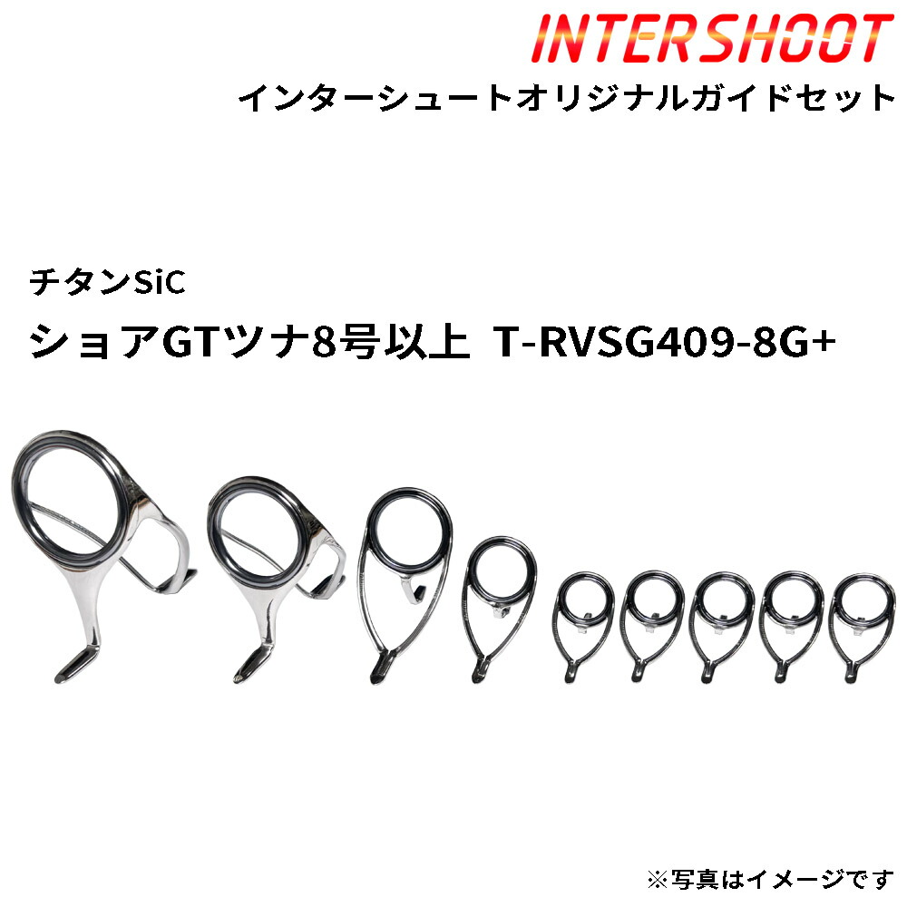 ショアGTツナ8号以上御引き回し書き割り チタンSiC T-RVSG409-8G+-IS スピニング T-RVSG40 T-RVSG30 T-KWSG25 T-KWSG20 T-KWSG16 SiC輪っか 富士工業 Fuji フジ つり銭 魚釣り GT ツナ ヒラマサ 極点 極点部分品 極点営造物