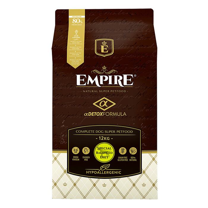 EMPIRE エンパイア スペシャルバランスダイエット 12kg［4571378731125／成犬／ダイエット／高齢犬／プレミアムドッグフード／グレインフリー］｜interzoo clinicclub