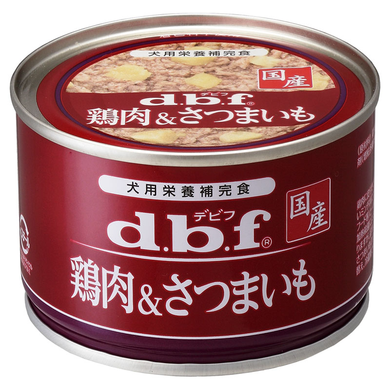 【24缶セット】デビフ 鶏肉＆さつまいも 150g×24缶［1514／4970501032724／国産／日本製／dbf／ドッグフード／ウェットフード／小型犬／中型犬／大型犬／成犬／シニア犬／老犬／高齢犬／ペット］