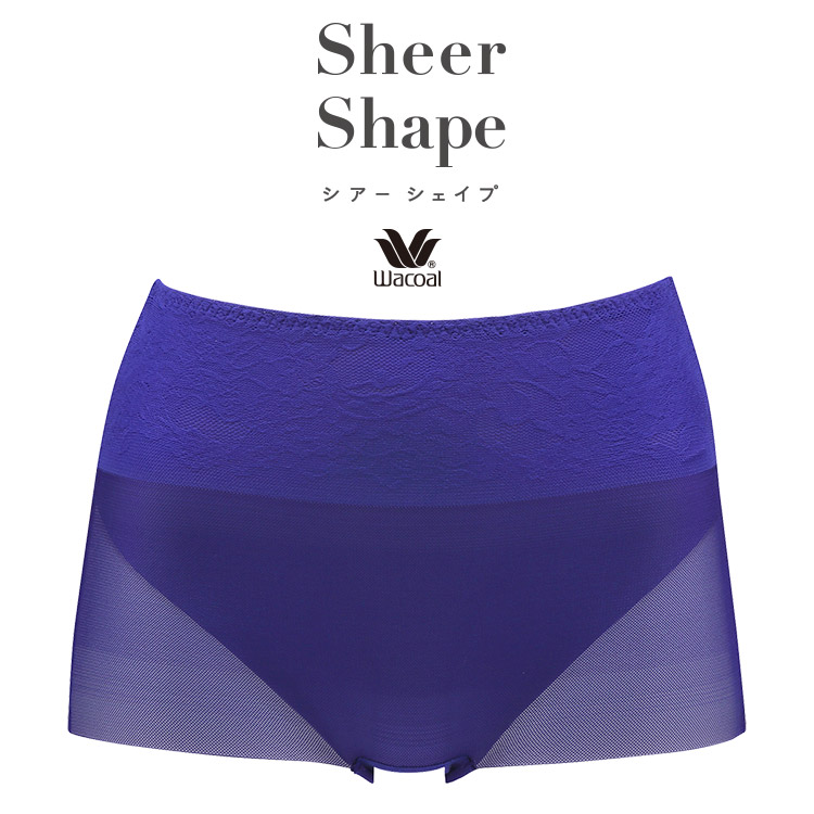 ワコール Sheer Shape シアーシェイプ パンツ ジャストウエスト・ボーイレングス丈 全6色 58-76 GRC370