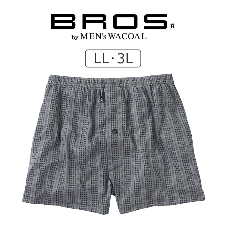 新品Wacoal　BROS トランクス 4色セット Mサイズ ワコールWacoal メンズ ブロス BROS トランクス (LL・3L
