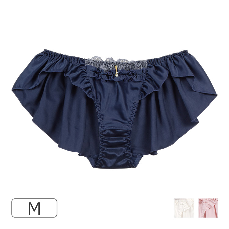 【楽天市場】COCO Linge フローラサテン フリルショーツ M 227271：アンテシュクレ インナーワールド