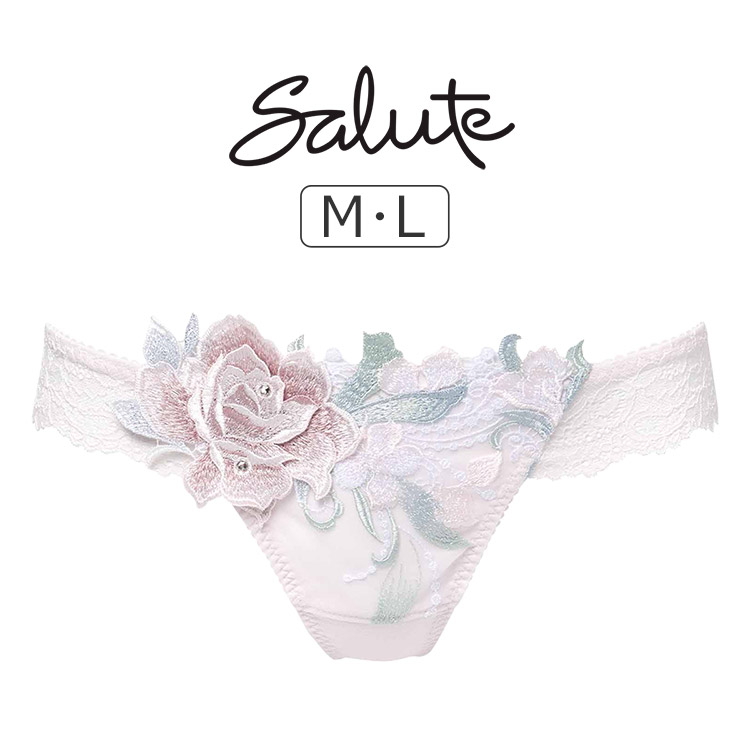 【25％OFF】ワコール サルート 22グループ 22G Ｔバックショーツ M/L PTJ422
