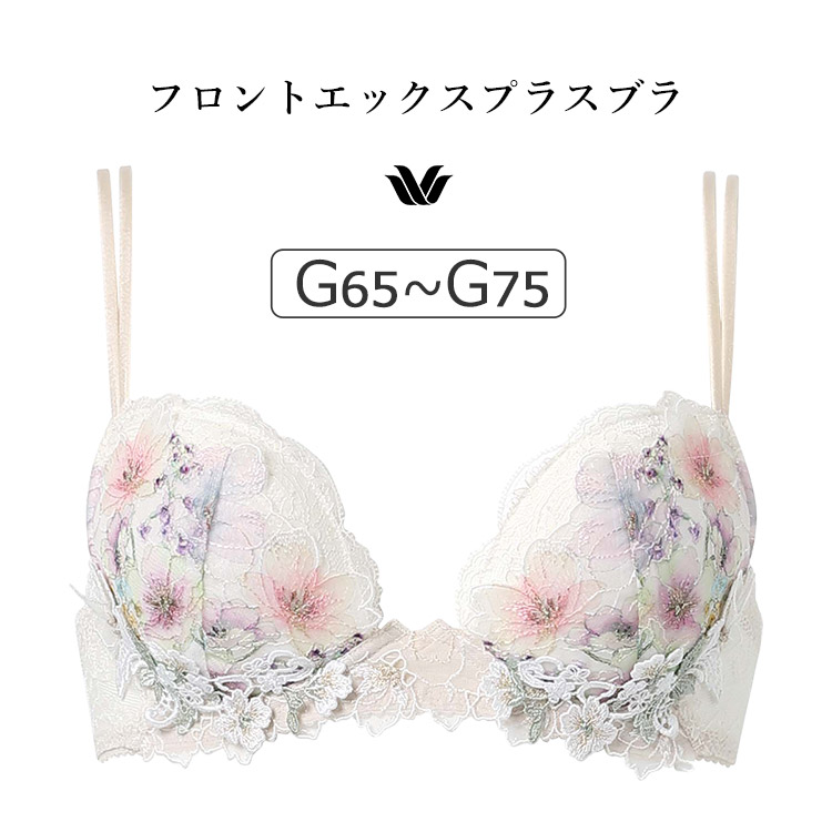 【20％OFF】ワコール プレミアム 17series BXD417シリーズ フロントエックスプラスブラ ブラジャー単品 Gカップ アンダー65/70/75cm BXD717