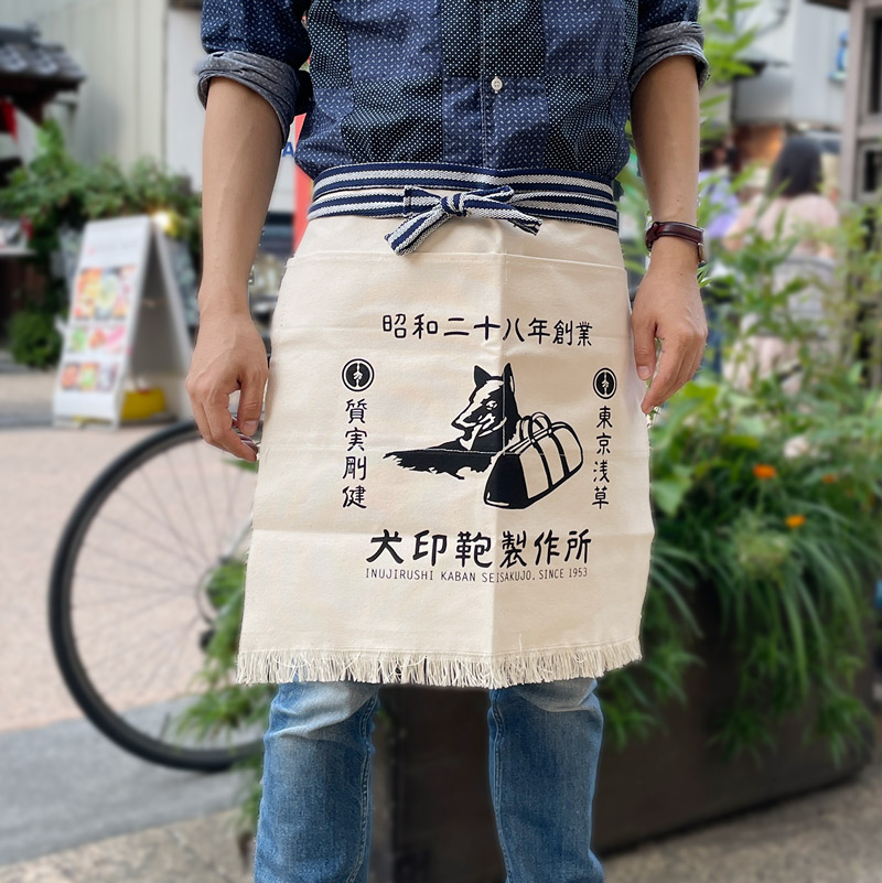 楽天市場】【犬印鞄】犬印鞄×HELLO KITTY／インディゴ染め帆布 合切袋