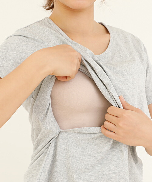 春のコレクション 新品 マタニティ 産前産後 授乳服 トップス 犬印本舗