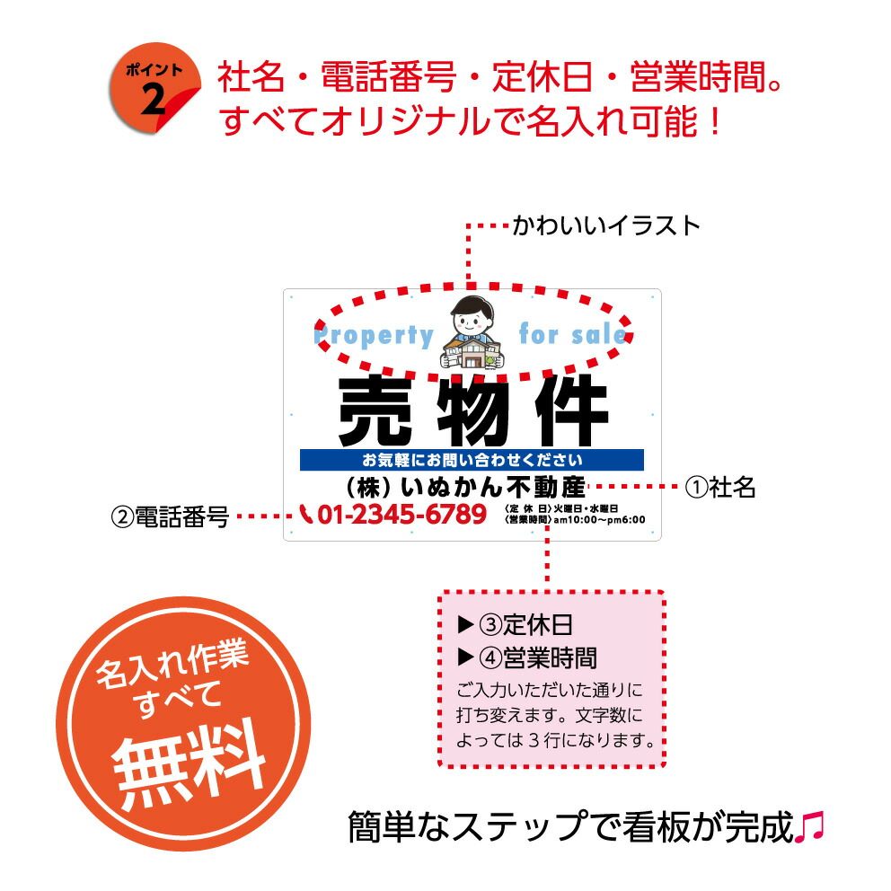 人気満点 パネル 不動産 900 600mm 看板 売物件 不動産 管理 名入れ無料 大きい 目立つ わかりやすい 管理 角丸加工無料 穴あけ無料 結束バンド付 選べる 文字打ち替えw 数量限定 E Compostela Gob Mx