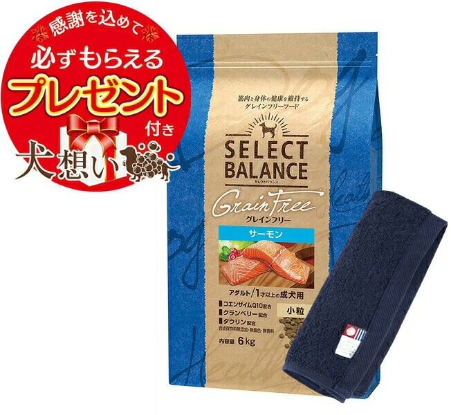 選りわける平衡にする グレインフリー 成年者 年魚 素粒子 １才以上の成犬用 6kg【今治ハンドタオルプレゼント】【西洋手ぬぐい色合い 米国海軍】