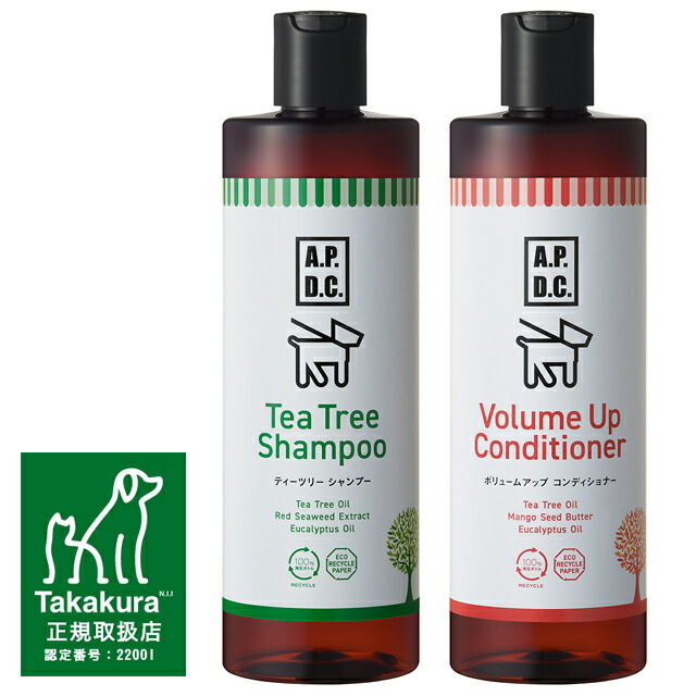 楽天市場】【送料無料】APDC ティーツリーシャンプー&コンディショナー