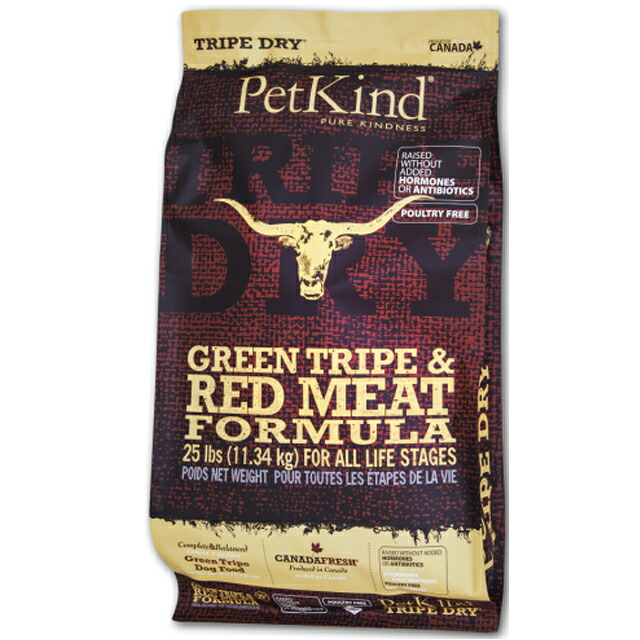 【貨物輸送無料】ペットカインド グリーントライプ＆赤いこと羶肉 11.34kg
