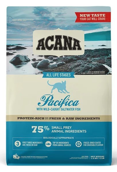 【貨物輸送無料】【置き目品】アカナ パシフィカキャット 4.5kg