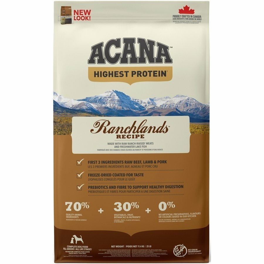【送料無料】【正規品】アカナ ランチランドレシピ 11.4kg｜犬想い