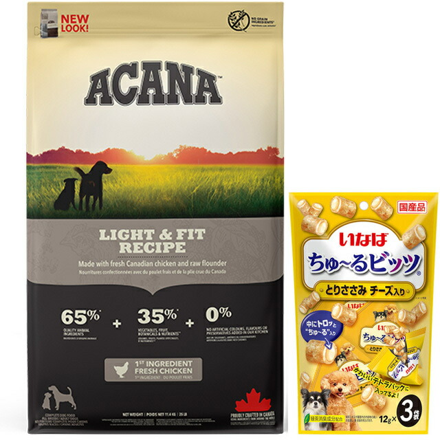 楽天市場】【アカナ】アカナ ライト＆フィットレシピ 11.4kg【15時まで