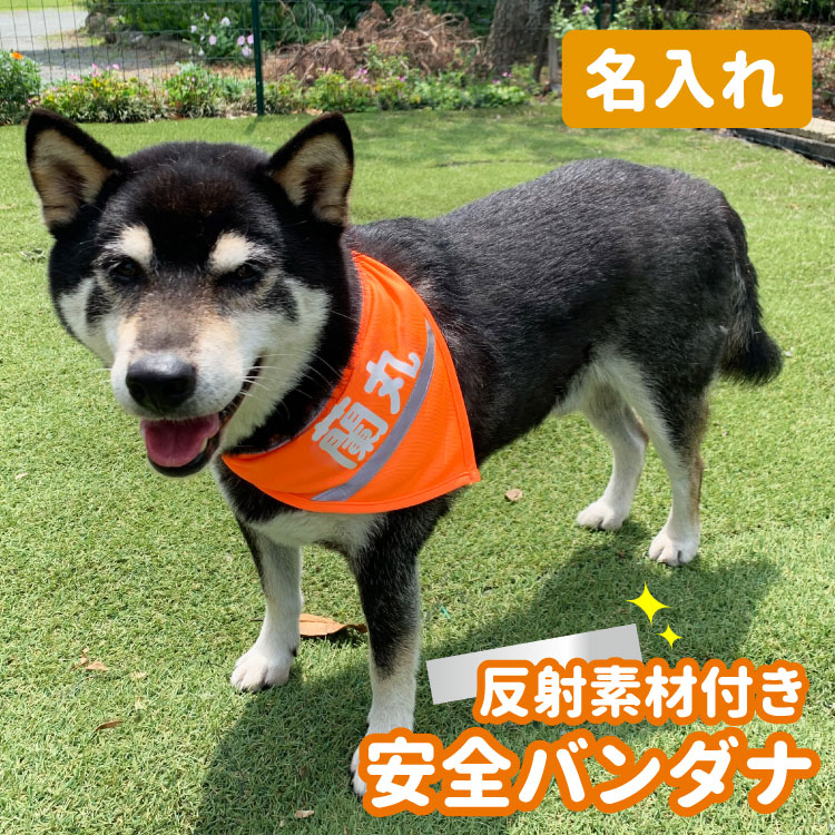 楽天市場】名入れ グッズ 安全 ワンタッチ バンダナ （反射素材 調節可