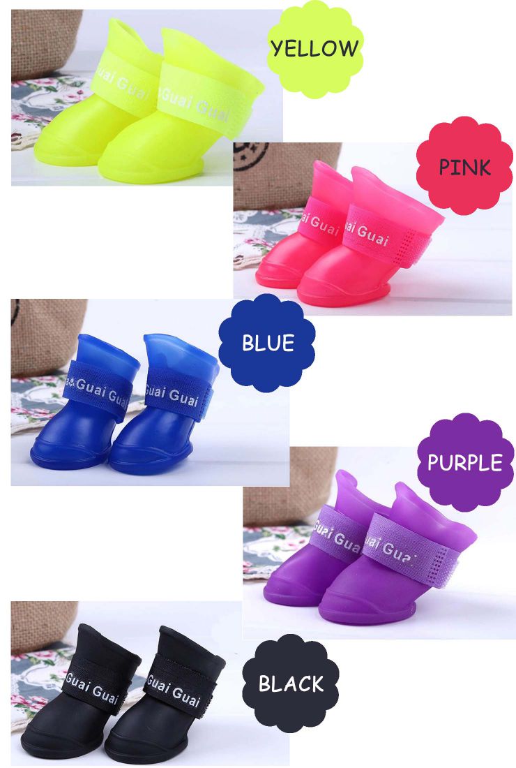 【楽天市場】【定形外送料無料】DOG SHOES 4ヶセット Ha Guai Guai【犬 靴 シューズ 長靴