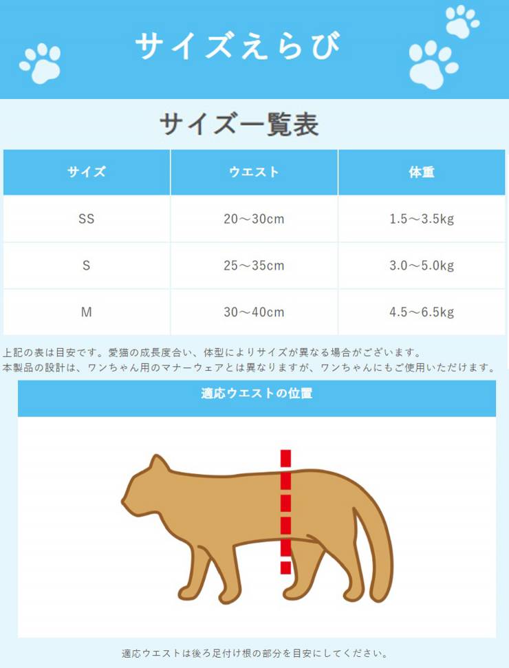 市場 宅配便送料無料 Mサイズ 猫用 Sサイズ SSサイズ マナーウェア 40枚入り 3サイズから2サイズ選べるアソート 38枚入り