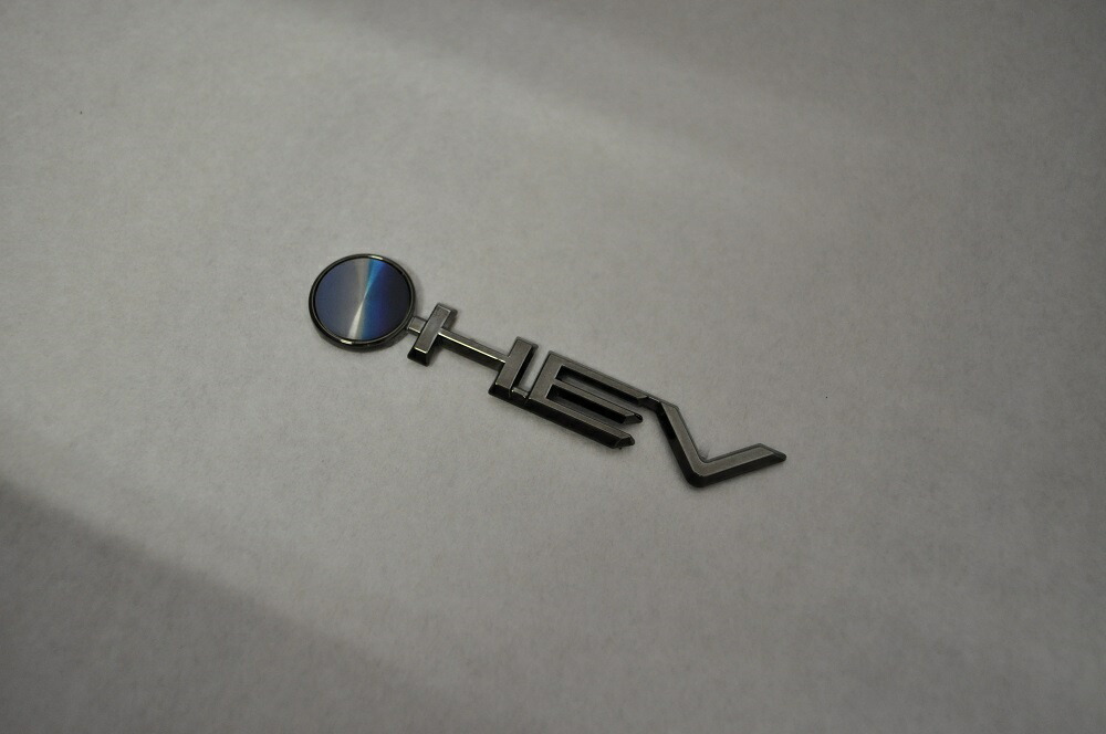 AZSH36　クラウンスポーツ　ブラックエンブレム　ＨＥＶロゴ単品　INVENTER/grow/メッキ/ブラッククローム/ゴールド/車エンブレム/車パーツ/