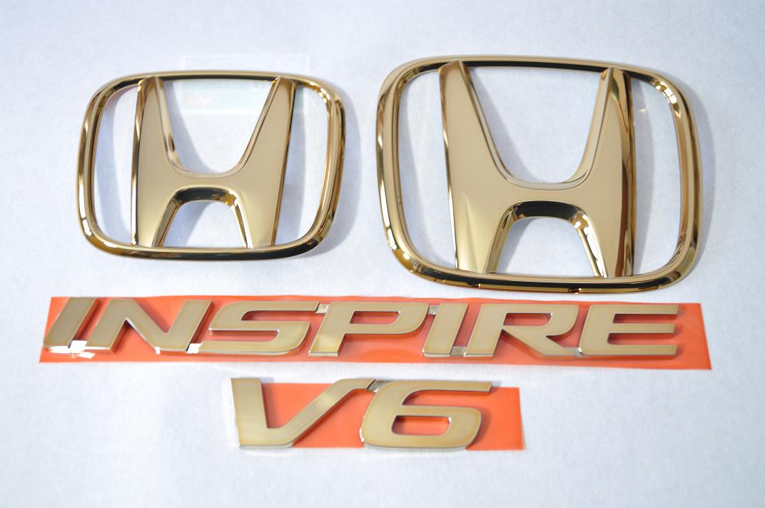 インスパイア ゴールドメッキエンブレム 点 純正 メッキ カラーメッキ セット 単品 車 車パーツ カーパーツ 高品質 送料無料 Elteachermurcia Com