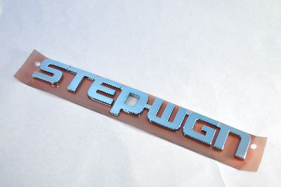 RK1ステップワゴン ステップワゴンロゴ ブルーメッキエンブレム INVENTER/grow/メッキ/ブラッククローム/ゴールド/車エンブレム/車パーツ/