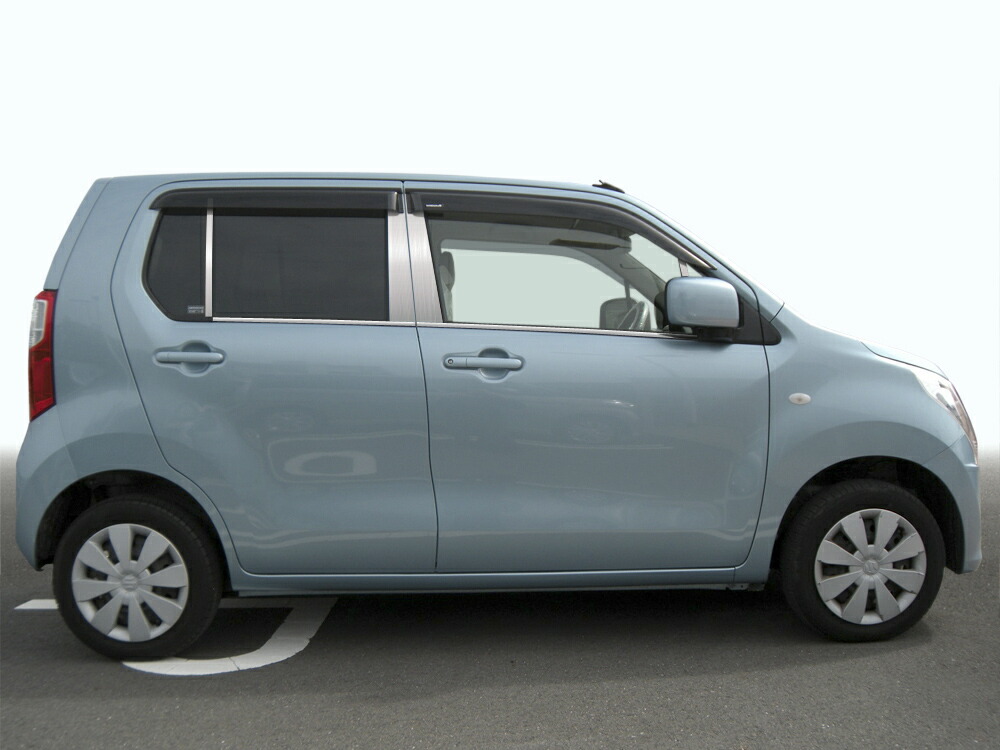 楽天市場】ワゴンR 新型 MH34 ステンレス ピラー 8ピース 鏡面
