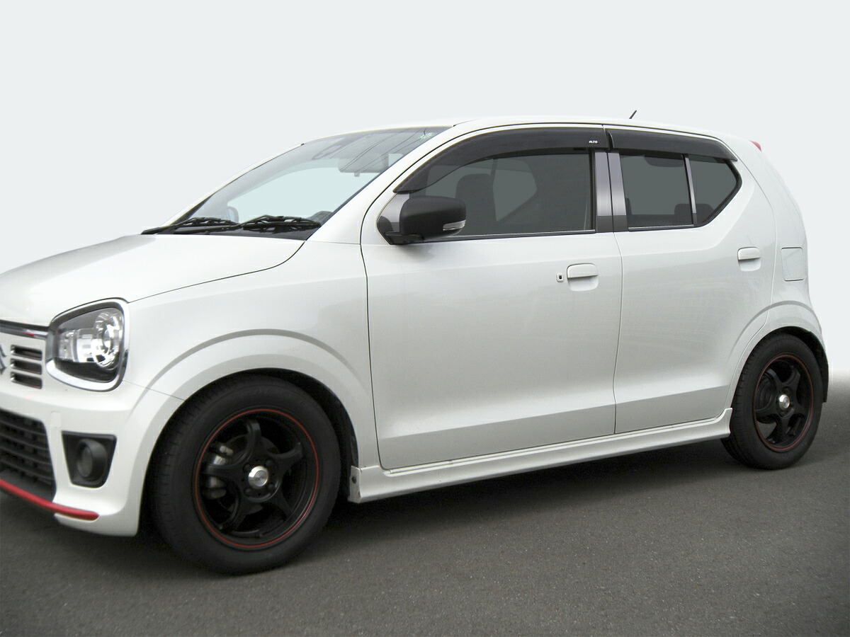 【最鏡面】ＨＡ３６　アルト　ステンレス　ドアモール　鏡面 ブラック　INVENTER/grow/モール/ベルトモール/車パーツ/鏡面
