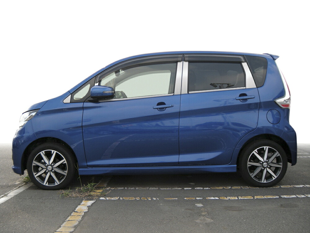 【ハイクオリティー】Ｂ１１Ｗ　ｅｋワゴン　ステンレス　ピラー　ヘアライン　INVENTER/grow/ピラーパネル/メッキピラー/車パーツ/鏡面｜INVENTER