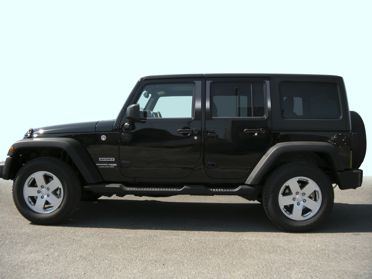 【最鏡面】・ジープ　ＪＫ３６Ｌ　ジープラングラーアンリミテッド　ＪＥＥＰ　ステンレス　ドアモール　鏡面 ブラック　INVENTER/grow/モール/ベルトモール/車パーツ/鏡面