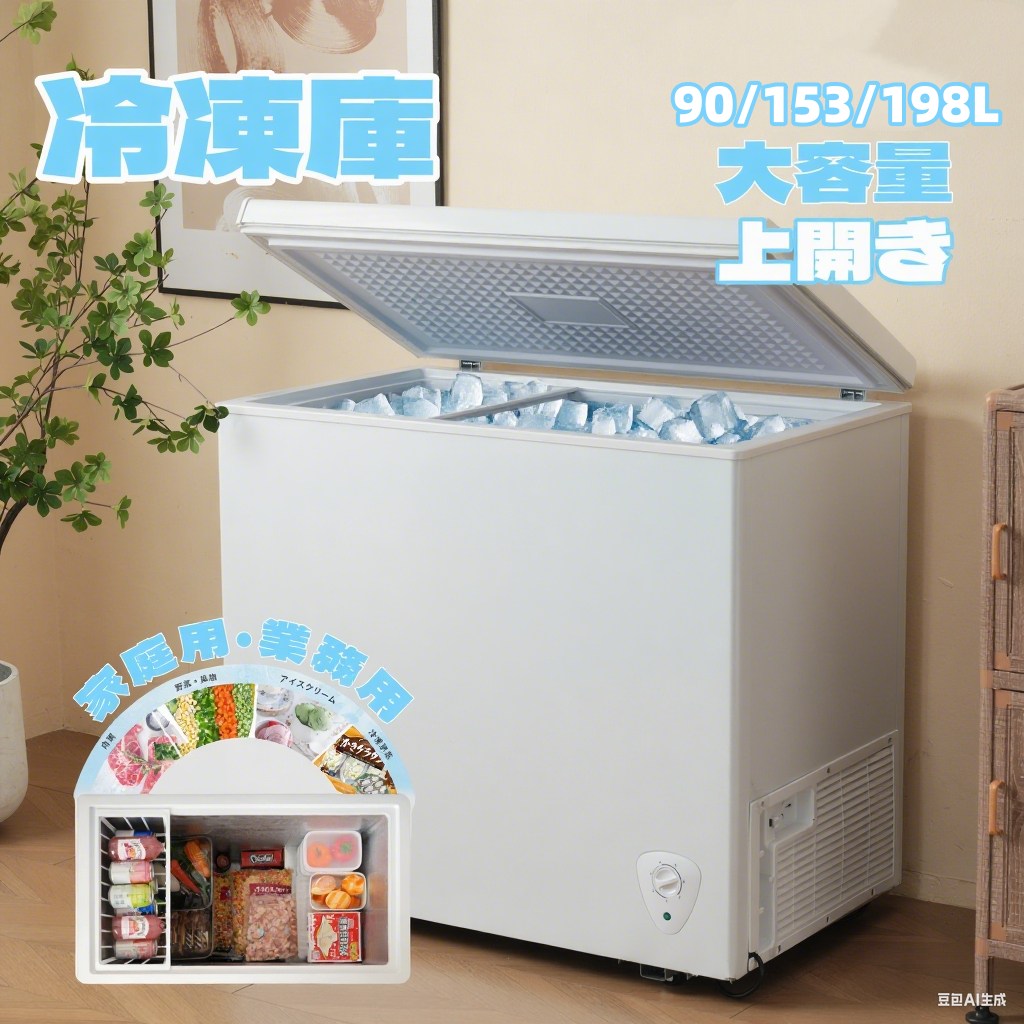 楽天市場】【最大1500円引くクーポン利用中！】冷凍庫 198L 家庭用