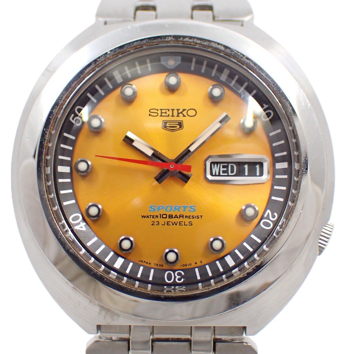 楽天市場】質屋 腕時計 稼働 セイコー 5 ファイブ SEIKO アイスブルー