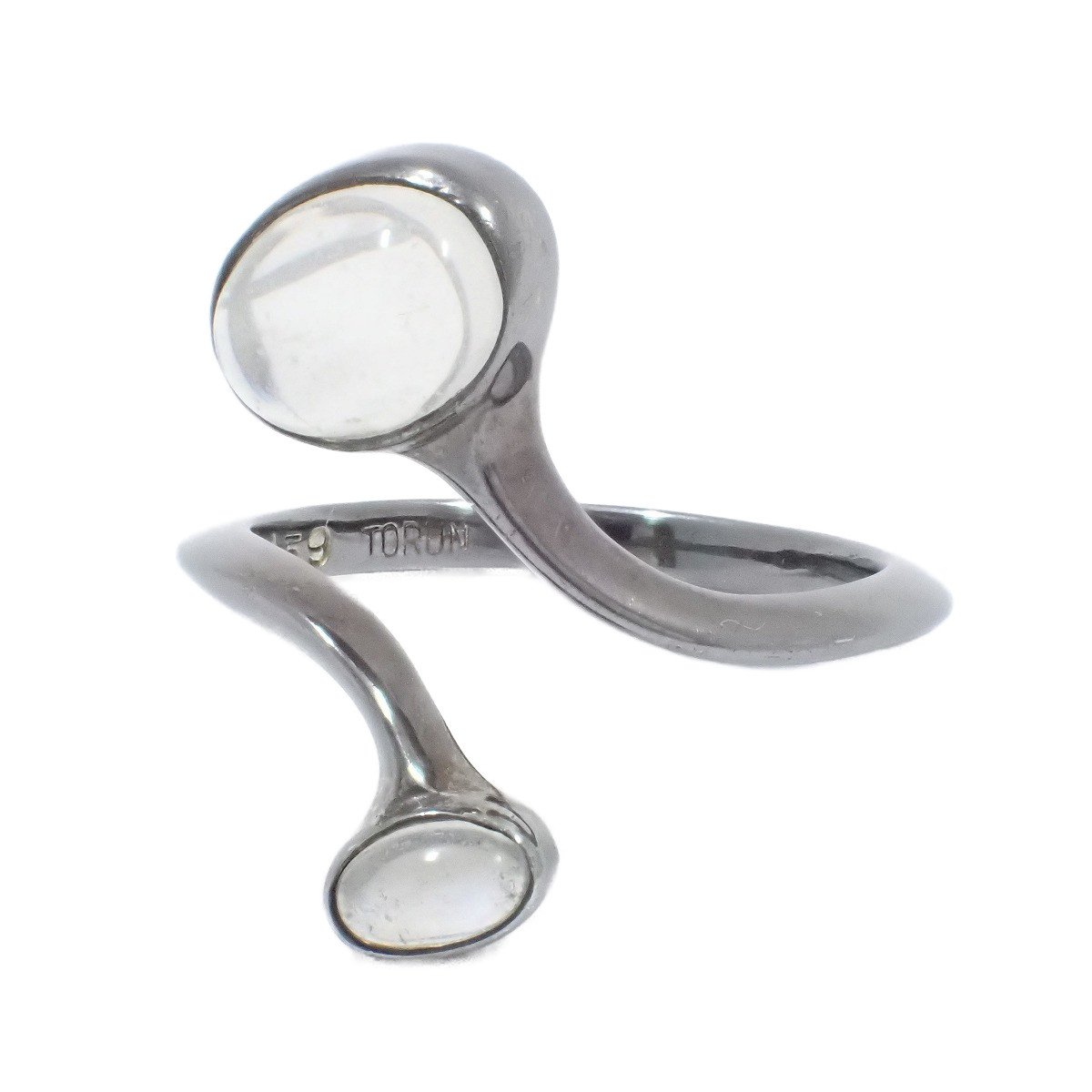 【中古】GEORG JENSEN ジョージジェンセン 159 TORUN リング 指輪 シルバー925/ムーンストーン 12号【いおき質店】