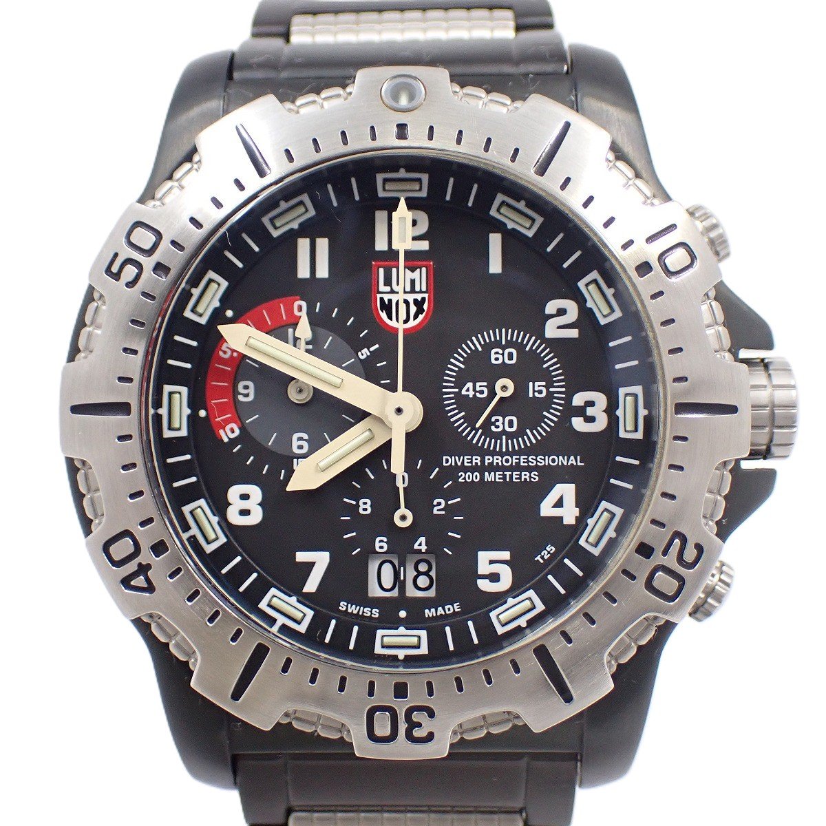 LUMINOX NAVY SEALS ダイバーズ 時計 クォーツ 3H mbm Luminox 3H MBM medium/small navy seal diver watch black with