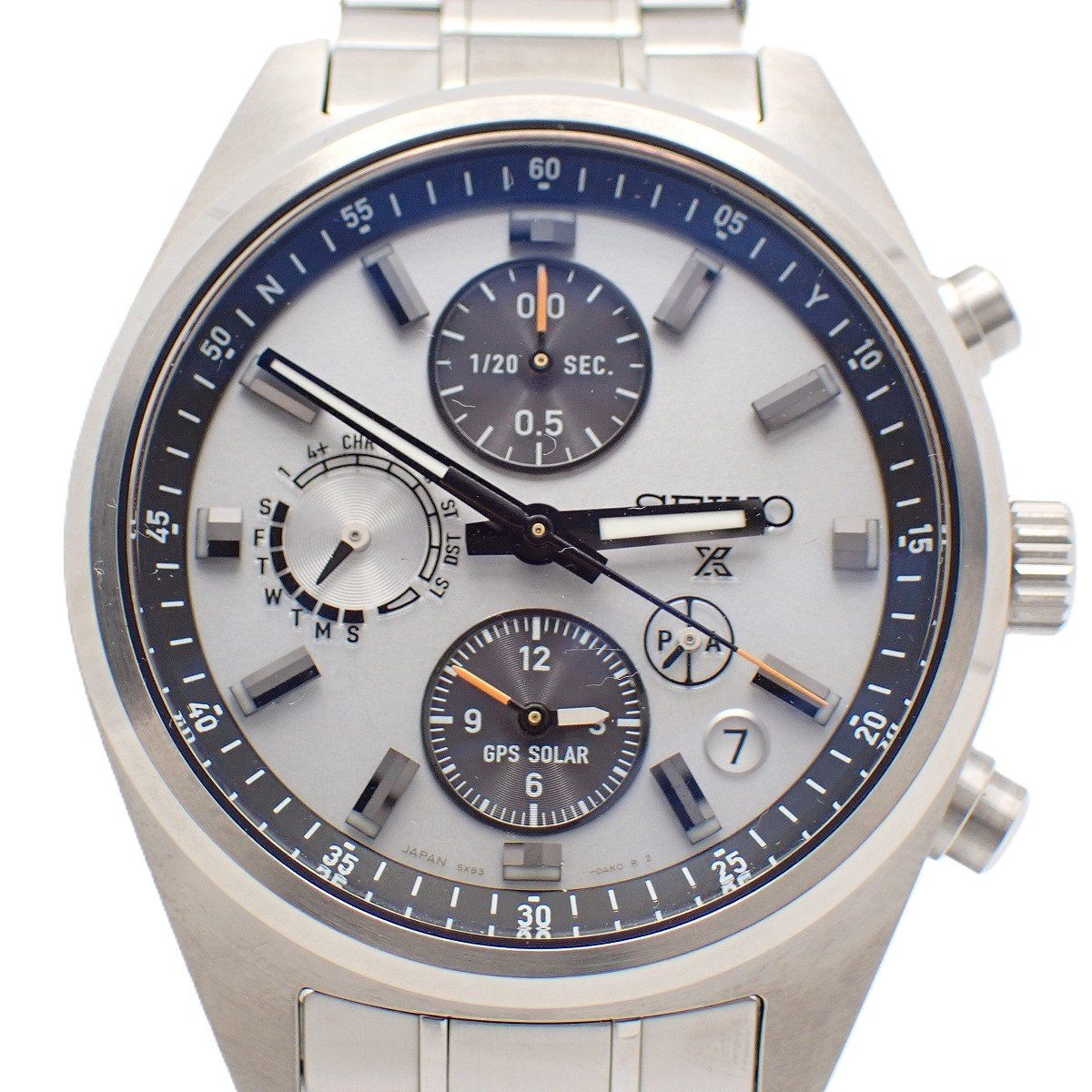 【中古】【未使用品】SEIKO セイコー プロスペックス GPS衛星電波 ソーラー クロノグラフ メンズ 腕時計 SBED009 / 5X83-0AH0-1【いおき質店】｜いおき質店 店