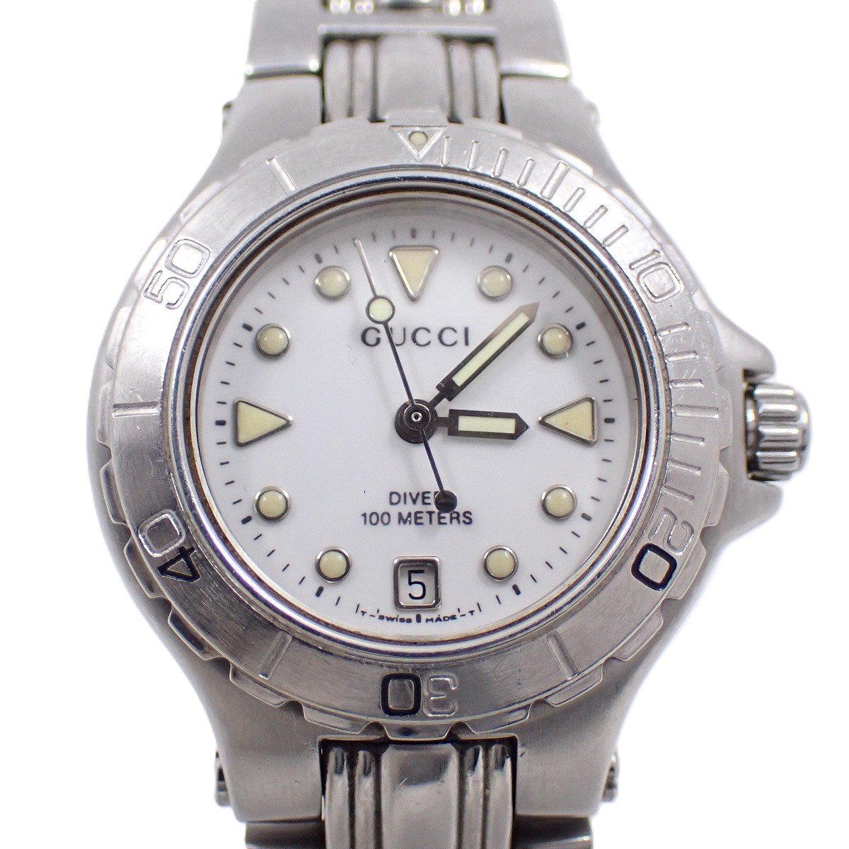 楽天市場】【ウォッチ】GUCCI グッチ ダイバーズ クリーム文字盤