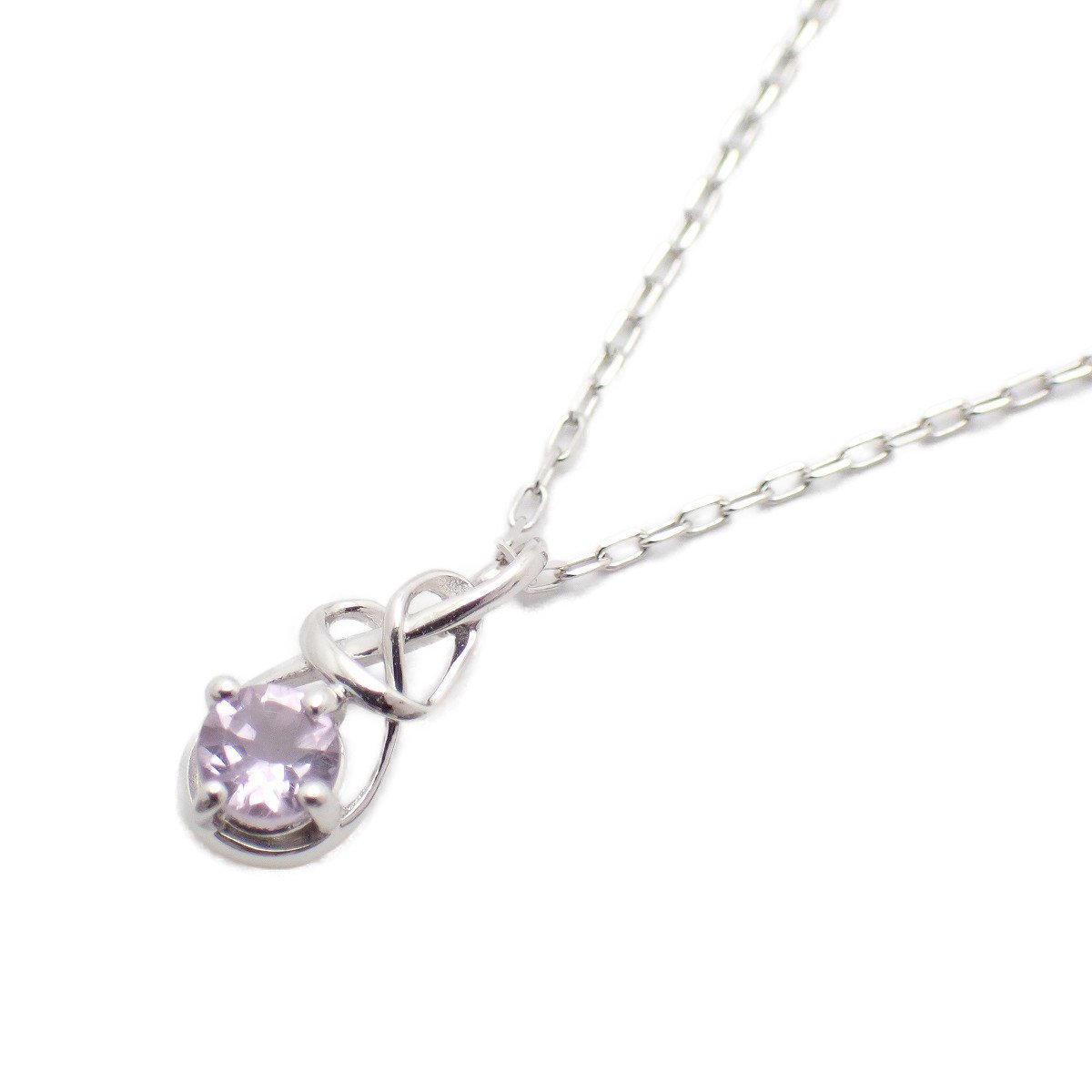 【中古】【美品】Samantha Tiara サマンサティアラ ドロップ ネックレス K10WG/カラーストーン【いおき質店】