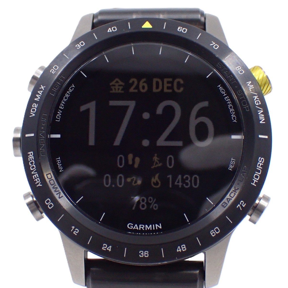 【中古】GARMIN ガーミン MARQ Athlete マークアスリート GPS スマートウォッチ メンズ 腕時計 純正チタンベルト【いおき質店】