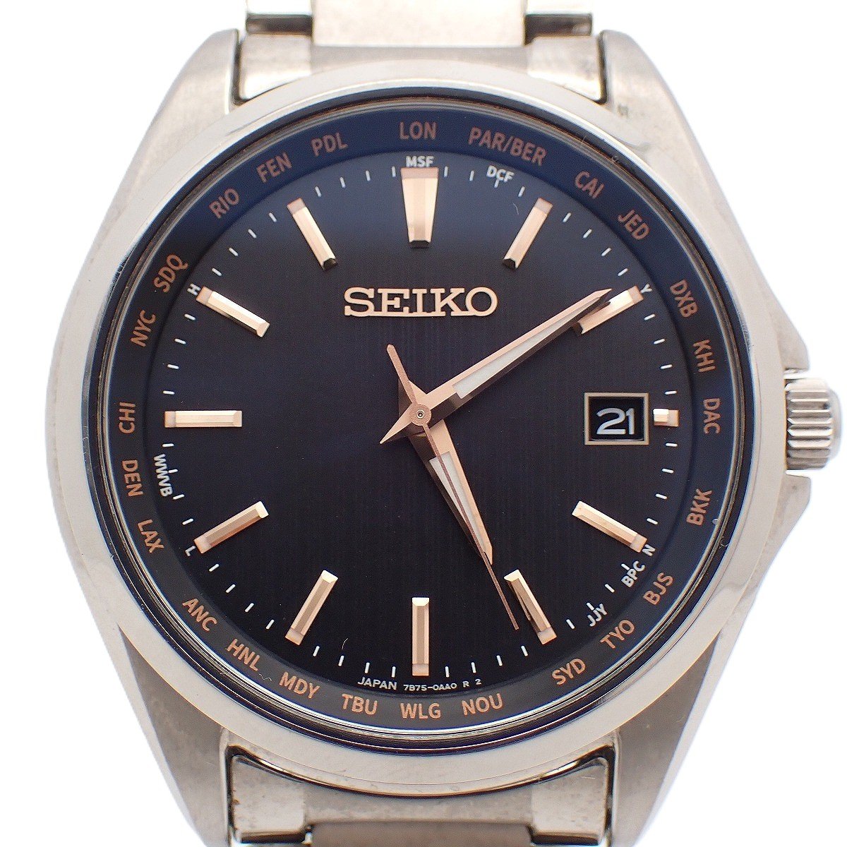 楽天市場】SEIKO【セイコー】スピリット ソーラー電波 チタン 7B42