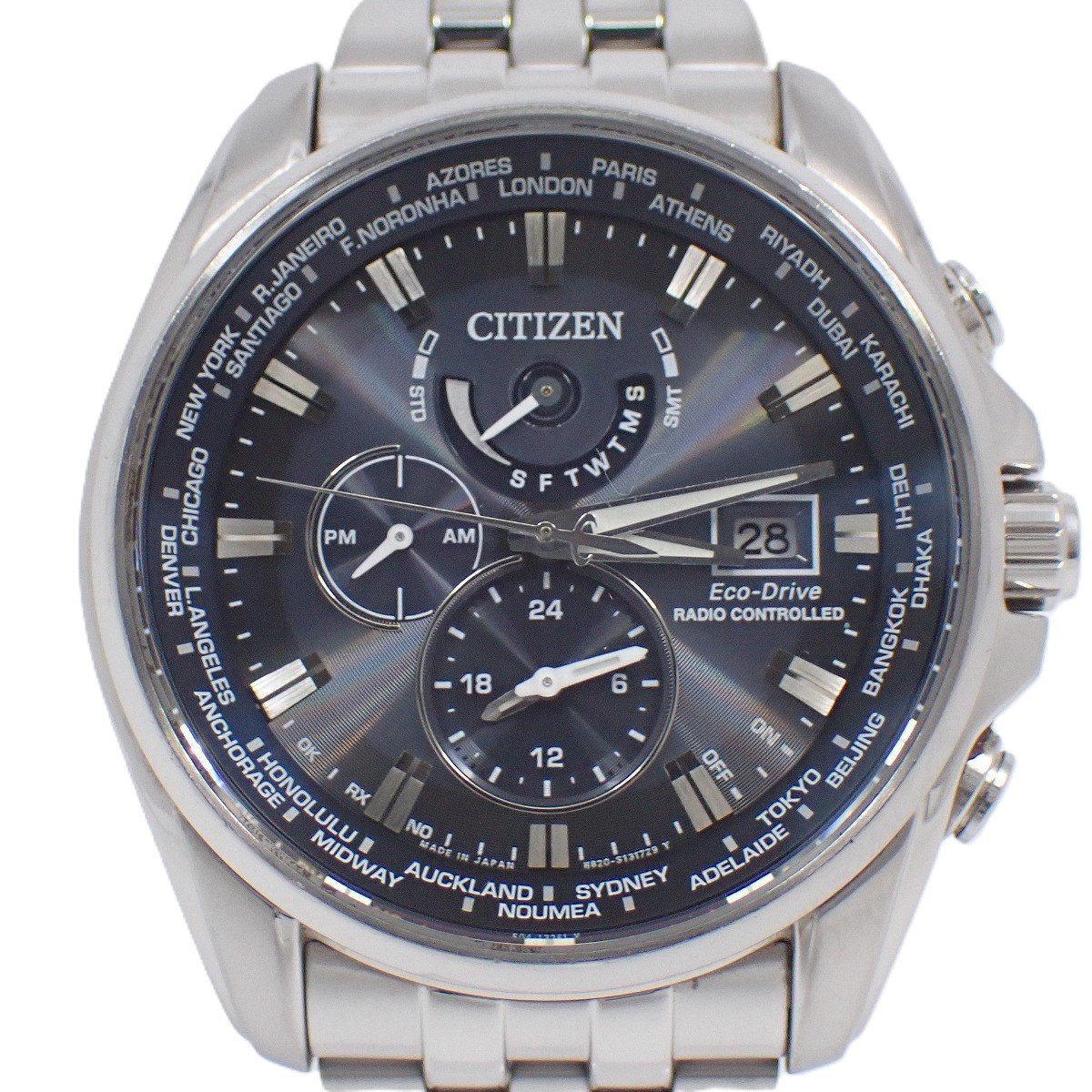 楽天市場】シチズン CITIZEN AT9065-00E エコドライブ ダブル