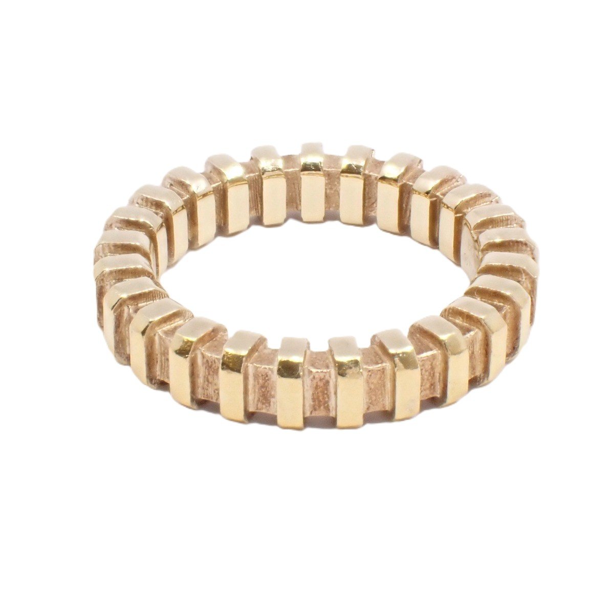 美品 BOTTEGA VENETAボッテガヴェネタ カクタスエナメルリング13号 14号 ボッテガヴェネタ BOTTEGAVENETA リング・指輪 ツイスト シルバー