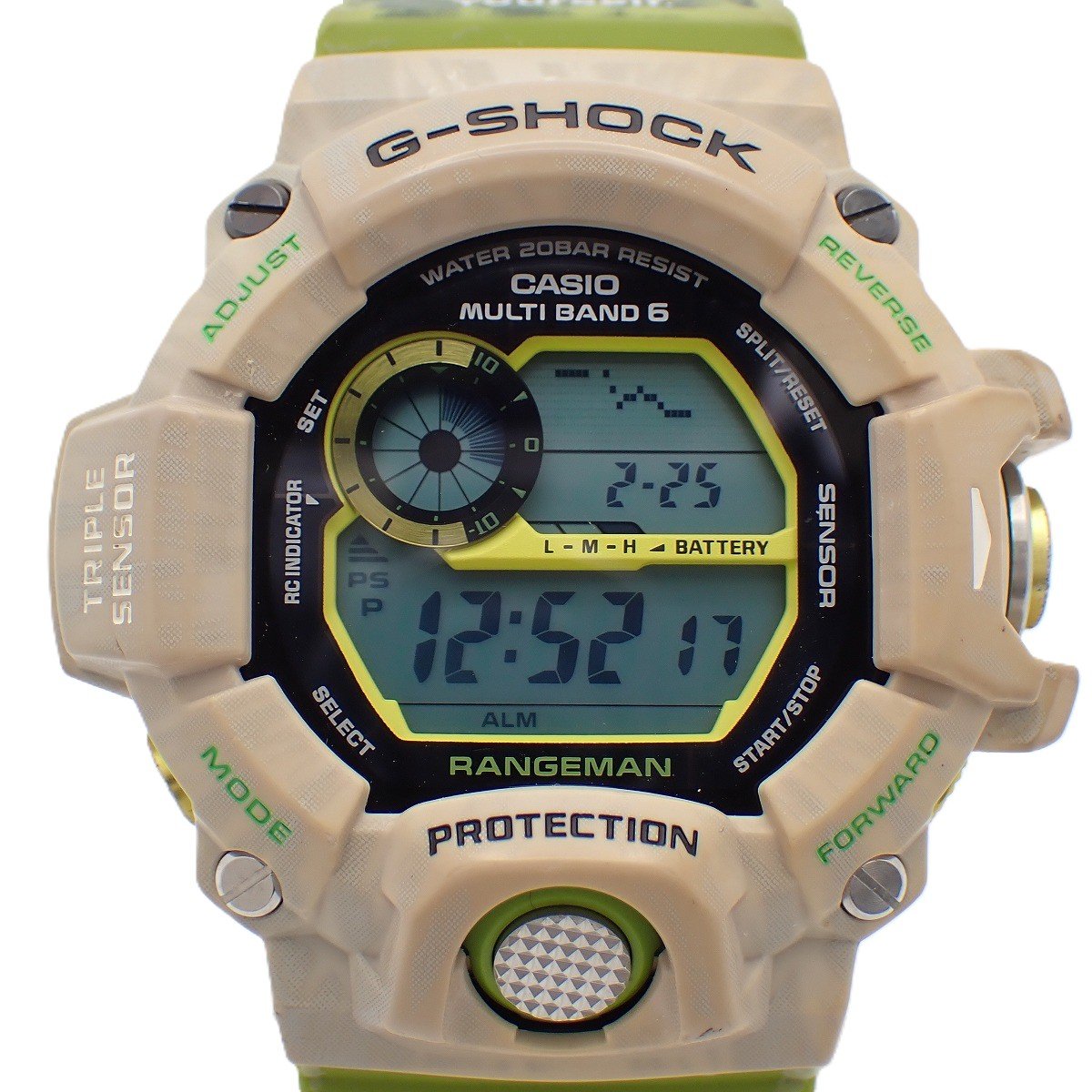 【中古】カシオ G-SHOCK レンジマン Love The Sea And The Earth 2019年モデル ソーラー電波 メンズ 腕時計 GW-9404KJ-3JR【いおき質店】