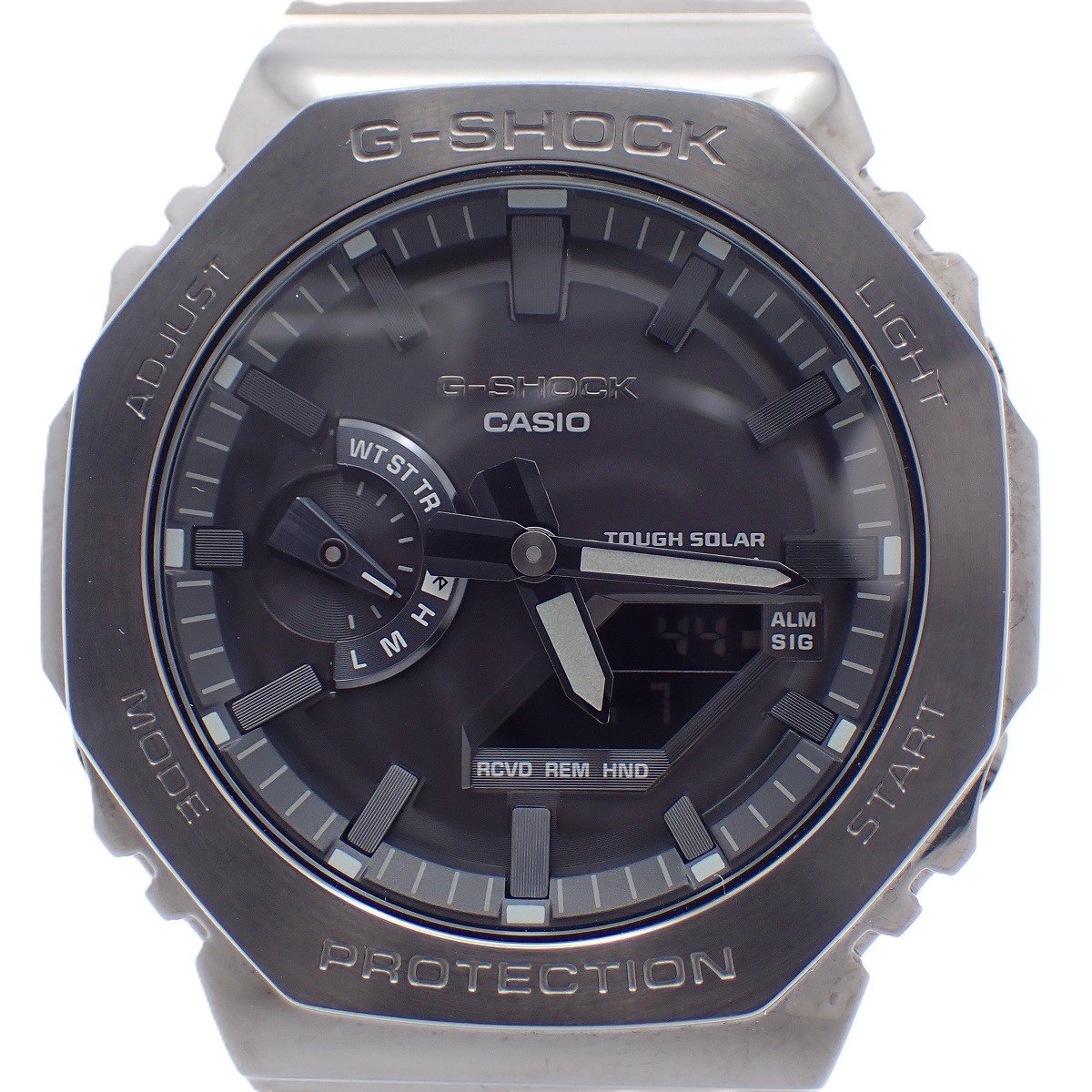 【中古】【美品】カシオ G-SHOCK 2100つづき物 盛りだくさん金属元素 黒いこと Bluetooth 手ごわいソーラー メンズ ウオッチ GM-B2100BD-1AJF【いおき質店】 メンズ腕時計-腕時計