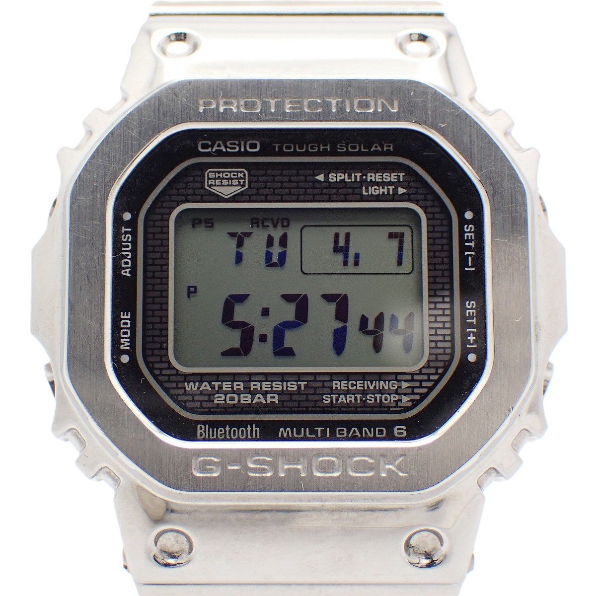 【中古】カシオ G-SHOCK 盛りだくさん金属元素 Bluetooth スマートフォンリンク ソーラー電磁波 メンズ ウオッチ GMW-B5000D-1JF【いおき質店】