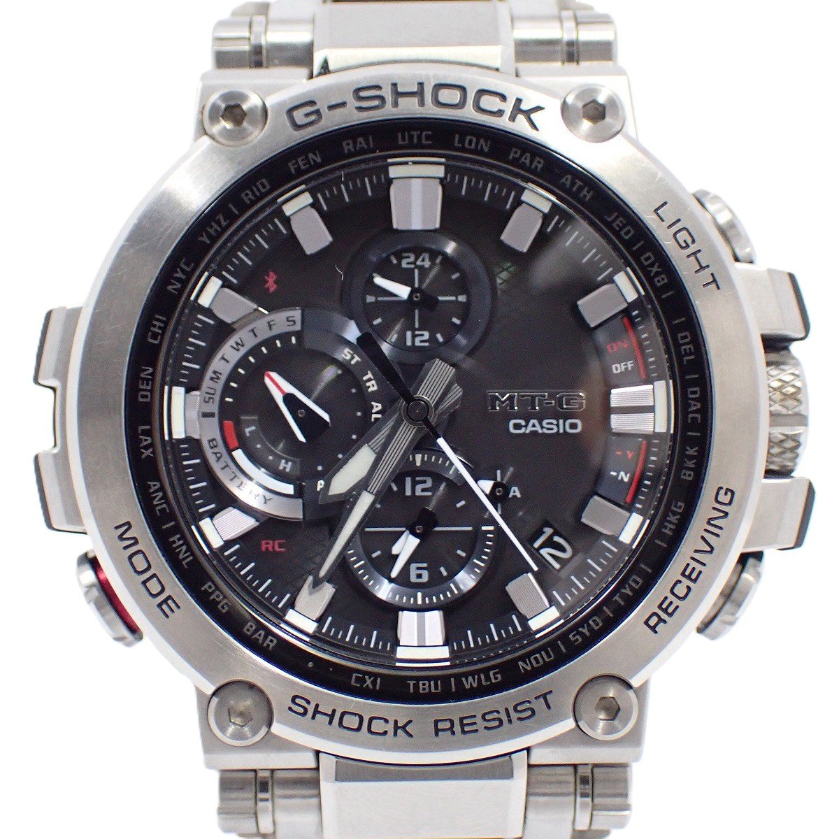 楽天市場】N【中古】【CASIO】カシオ G-SHOCK MT-G ソーラー電波時計