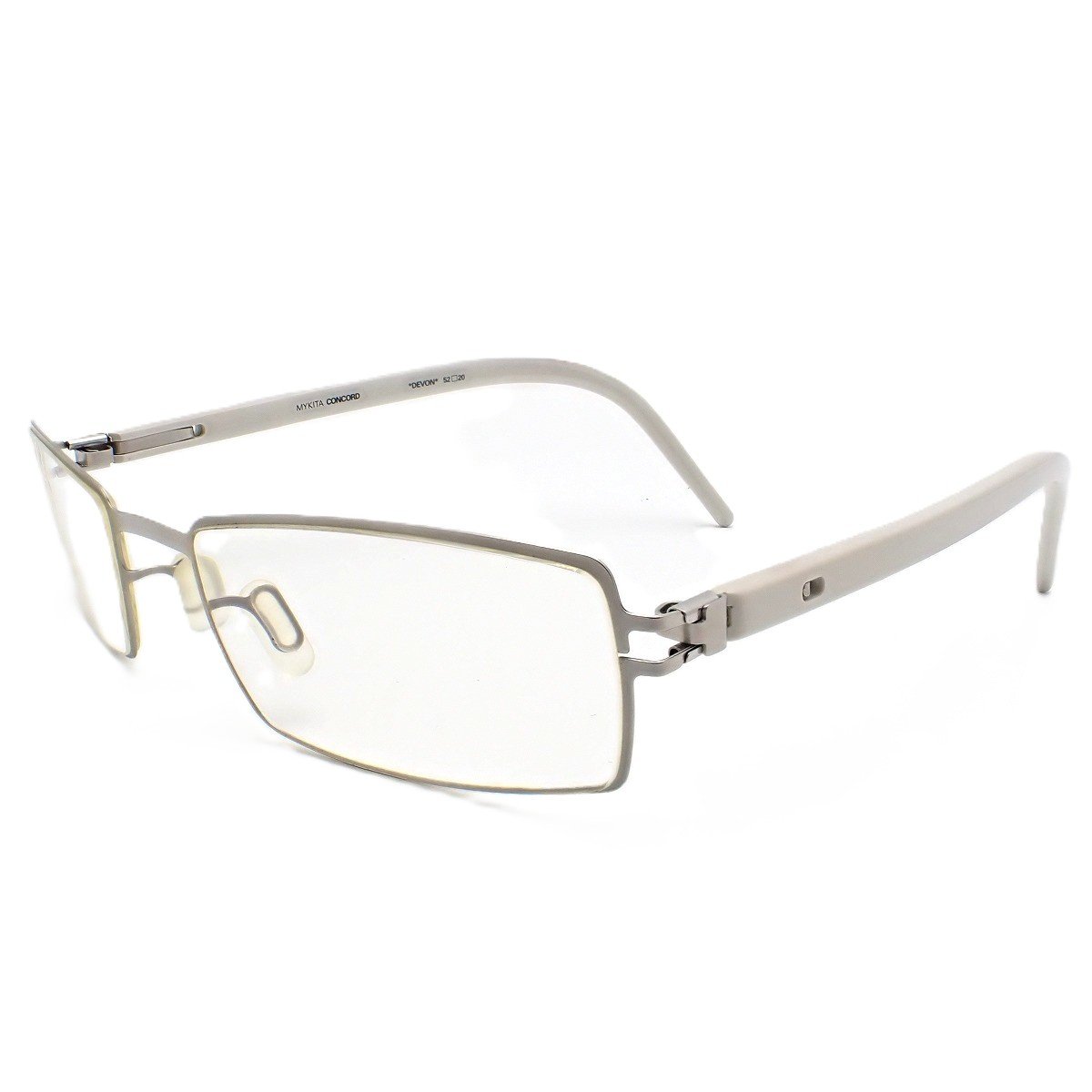 【中古】MYKITA マイキータ メガネフレーム CONCORD DEVON ホワイト系 度入りレンズ【いおき質店】