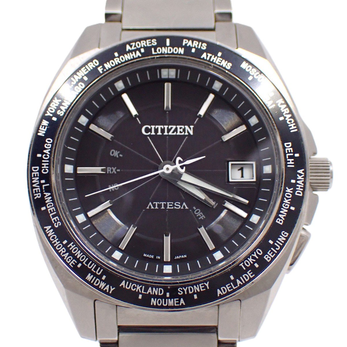 楽天市場】シチズン CITIZEN アテッサ ATD53-3082 メンズ チタニウム