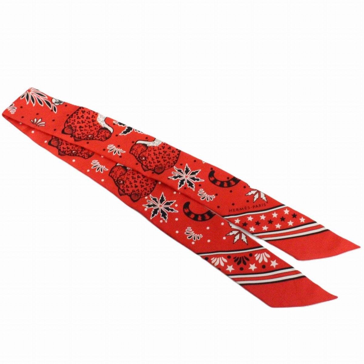 エルメス　レオパード　バンダナ　ヒョウ　ネイビー　カレ55 スカーフ 楽天市場】HERMES エルメス Les Leopards Bandana レオパード