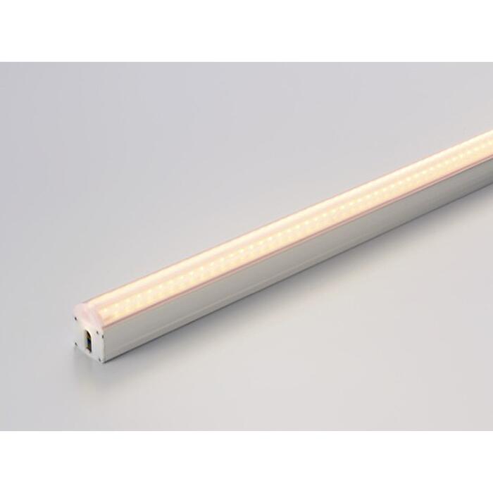 DNライティング SC3-LEDN1500L30-F1-FPD 軒下用 シームレスライン LED照明器具 長さ1500mm 温白色 3000K 光源一体型 電源内蔵 調光兼用 ナロー配光|電材アイオライト