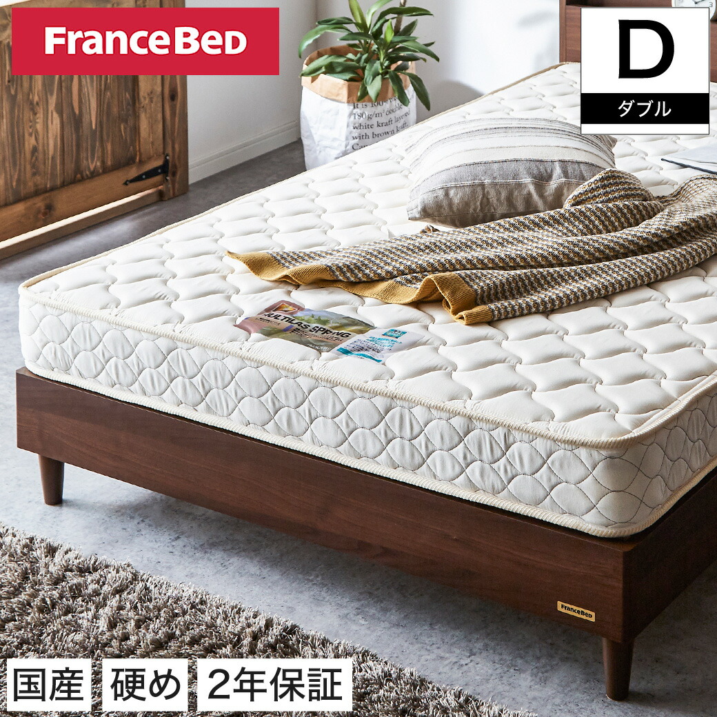 楽天市場】棚 コンセント 収納 ベッド セミダブル francebed 引き出し